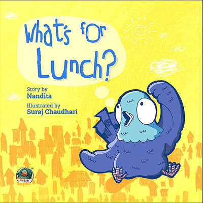 Cover of What's for Lunch?, a picture book about a pigeon in disguise